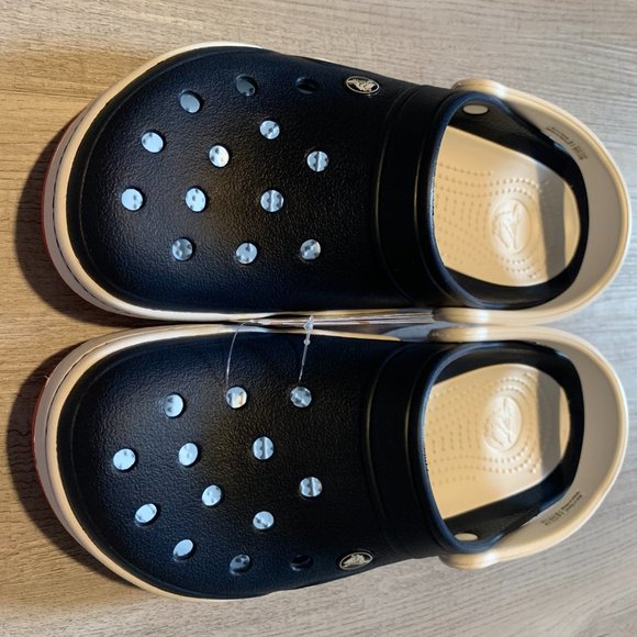 Crocs Front Court Clog Navy/ White/ Red Men's - Picture 5 of 6